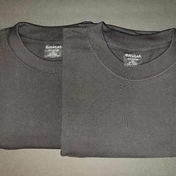 2 New Black T Shirts 3XL - Picture 1 of 2